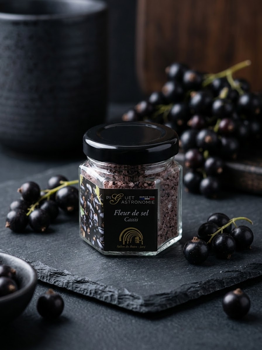 Fleur de sel Cassis