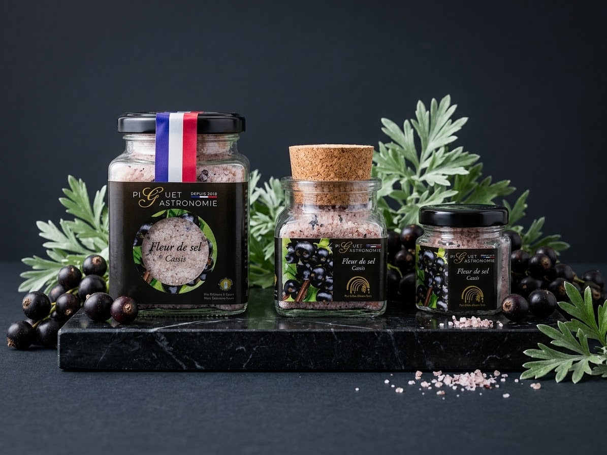 Fleur de sel Cassis