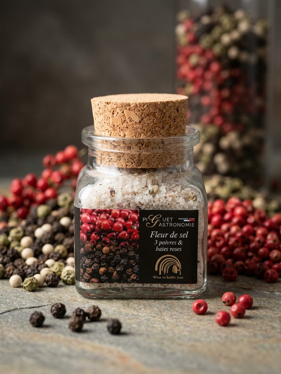 Fleur de sel 3 Poivres & baies roses