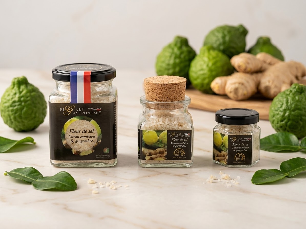 Fleur de sel Citron Combava & Gingembre
