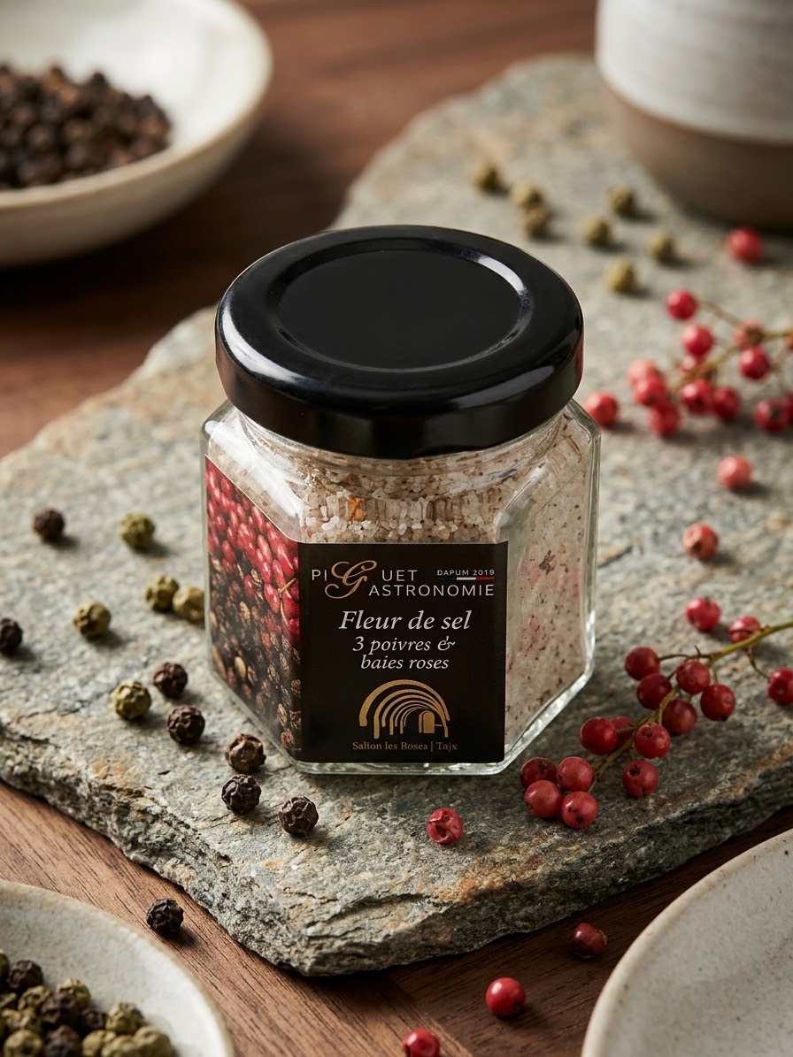 Fleur de sel 3 Poivres & baies roses