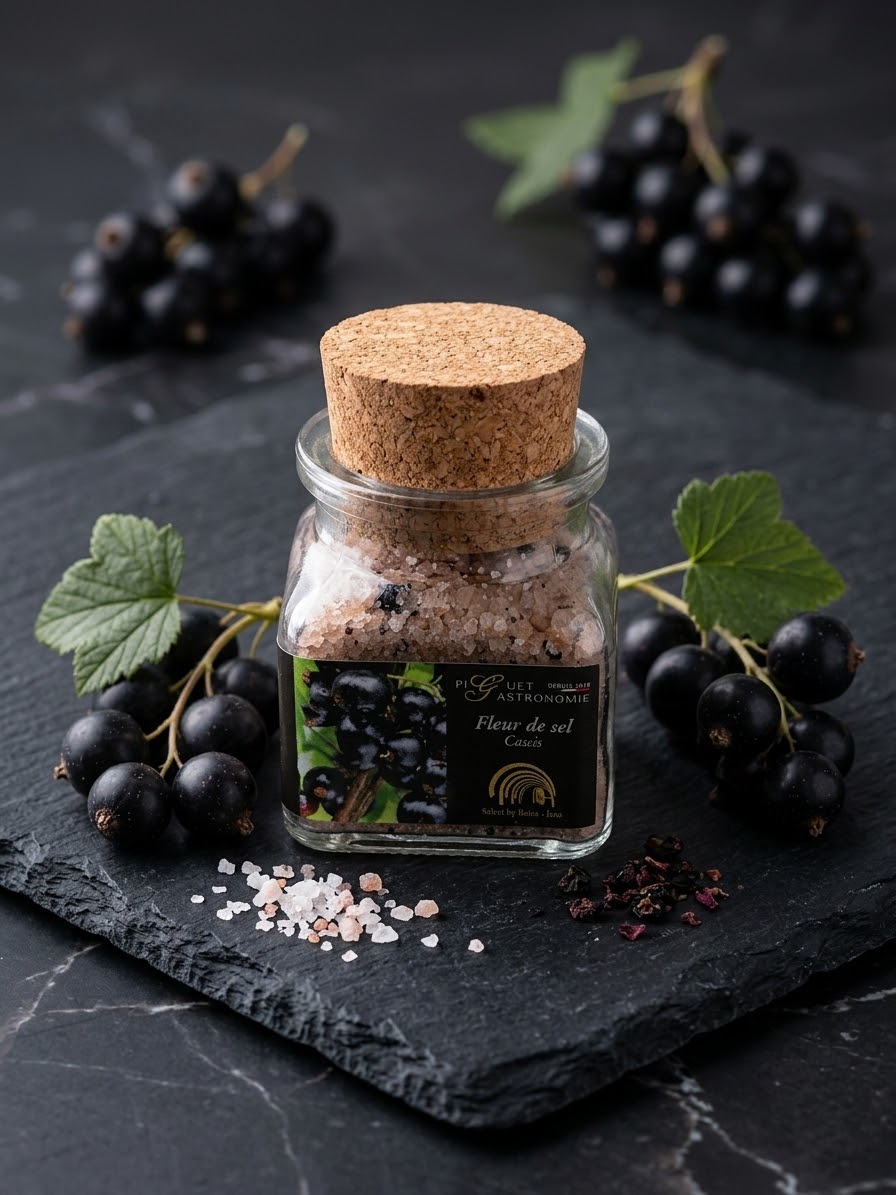 Fleur de sel Cassis