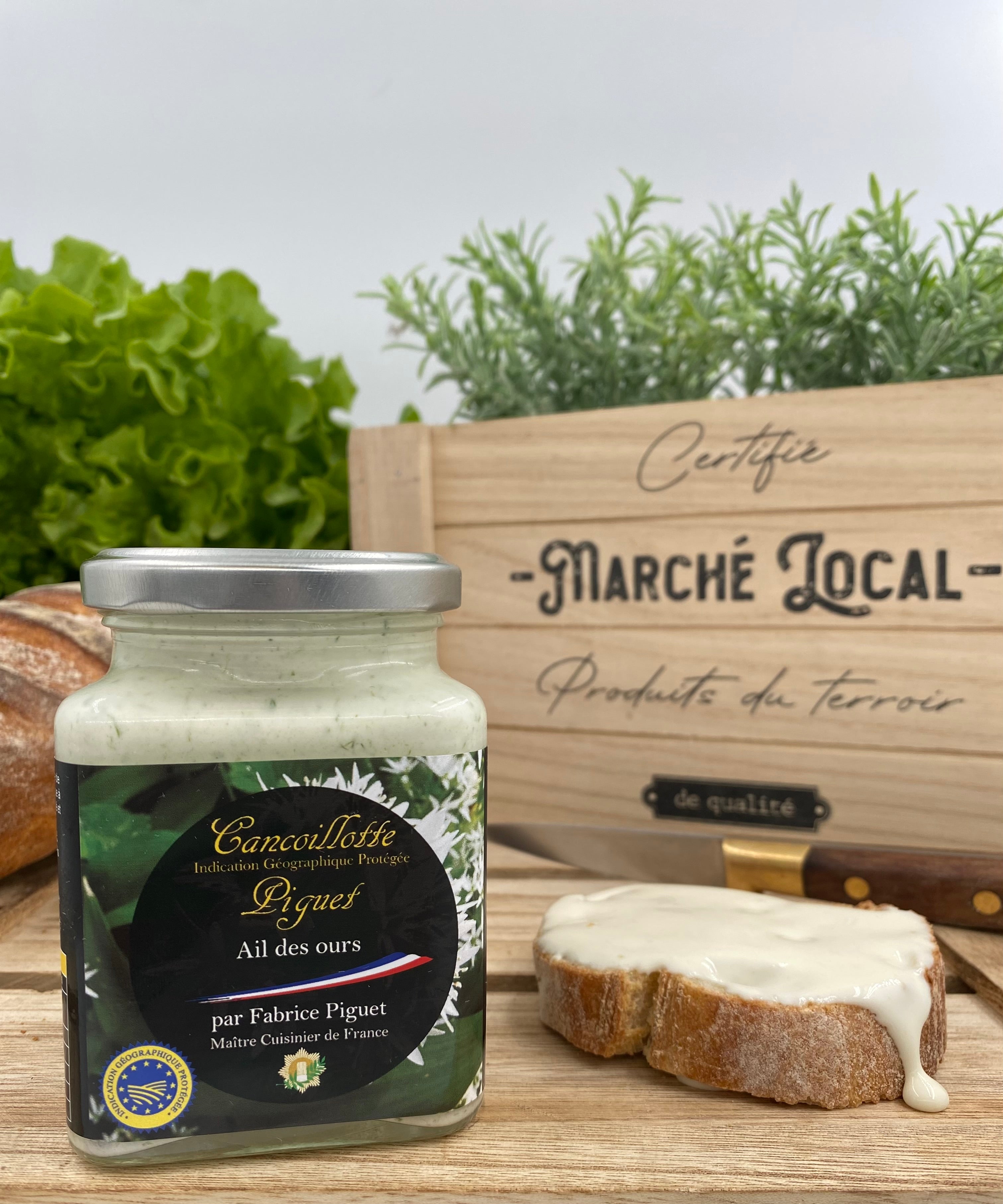 Cancoillotte ail des ours