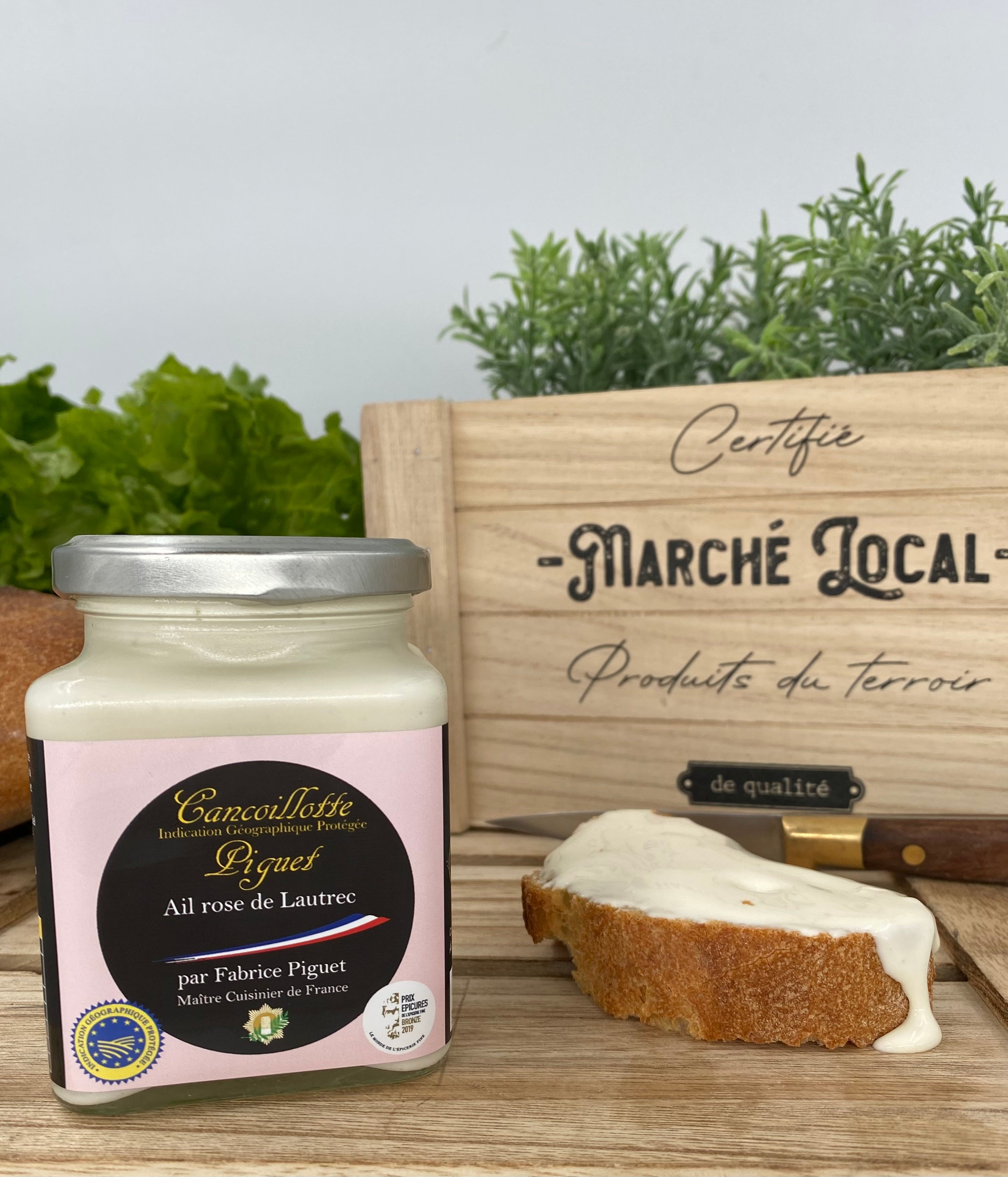 Cancoillotte ail rose de Lautrec IGP